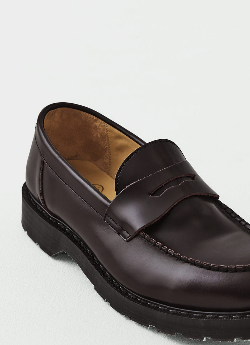 Solovair Leather Loafers | Cordovan