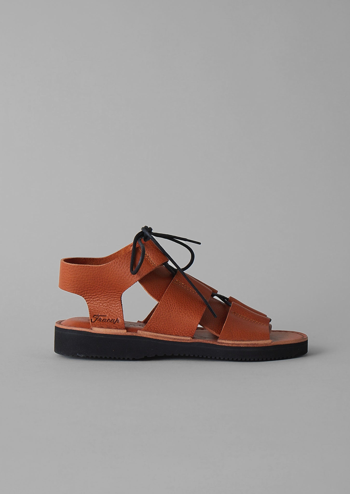 Fracap Lina Leather Sandals | Brick