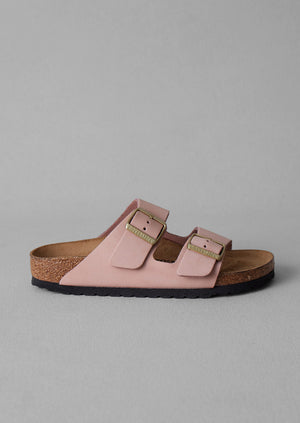 Birkenstock Arizona Nubuck Sandals Soft Pink TOAST