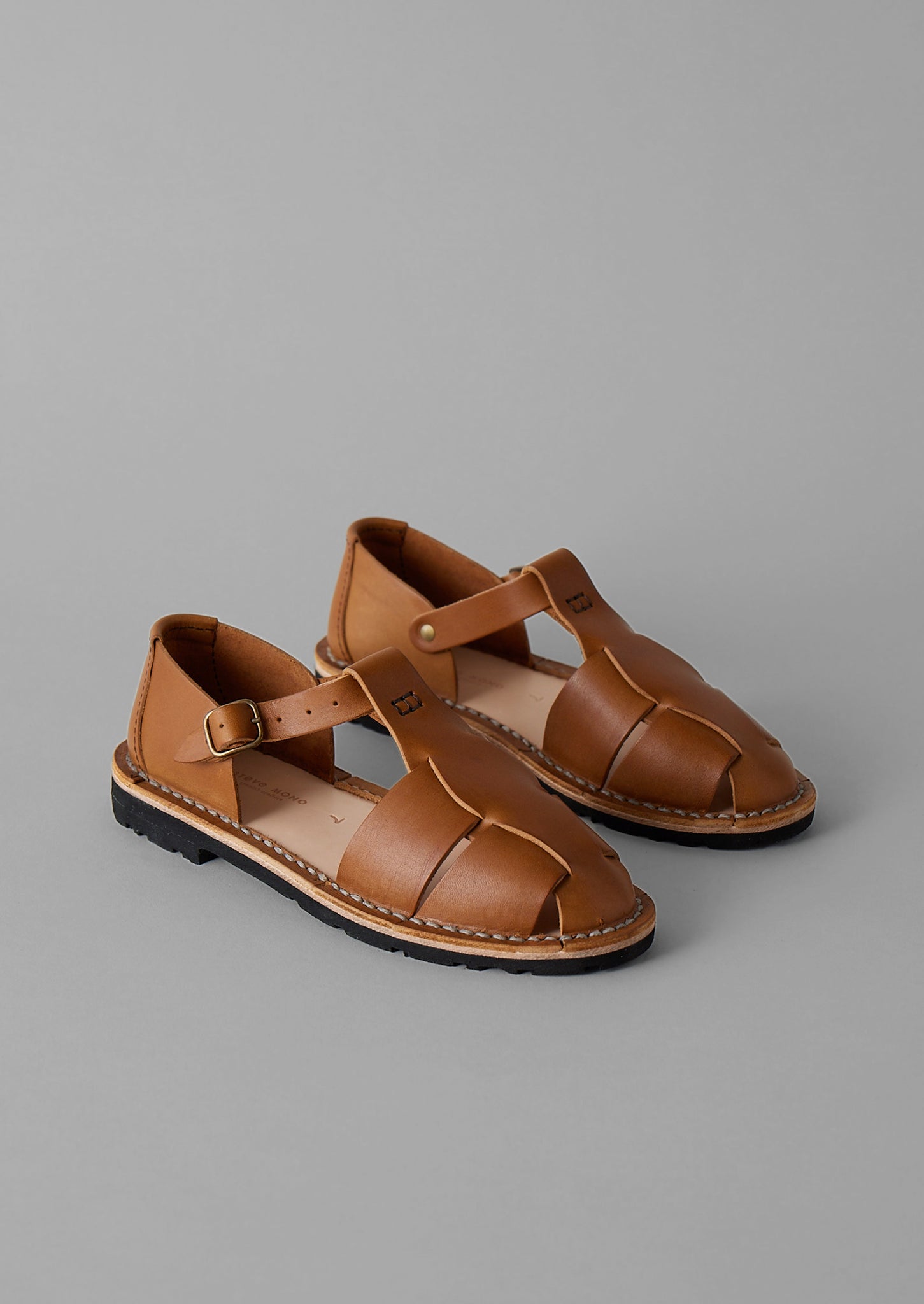 Steve Mono Artisanal Sandals | Tan