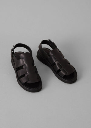Fracap Zoe Sandals | Black