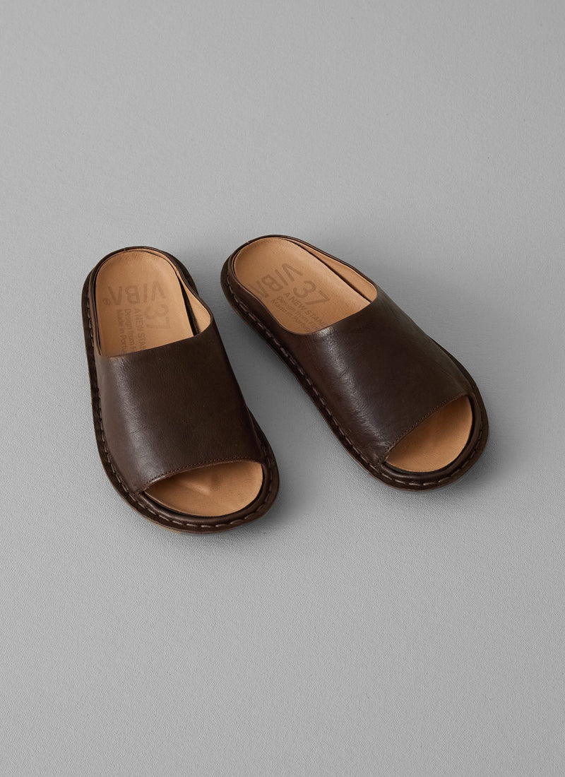 Vibae Open Toe Sandals | Cocoa Brown