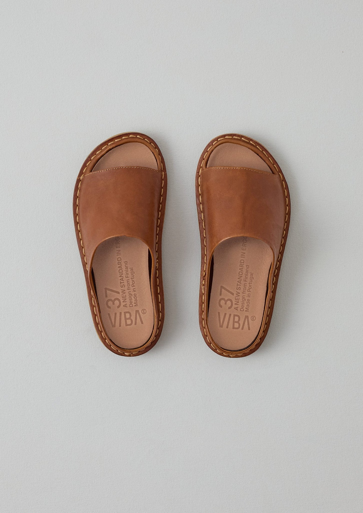 Vibae Open Toe Sandals | Tan