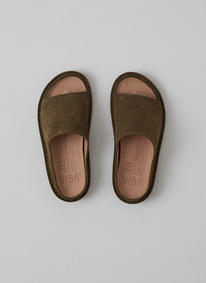 Vibae Open Toe Sandals | Olive