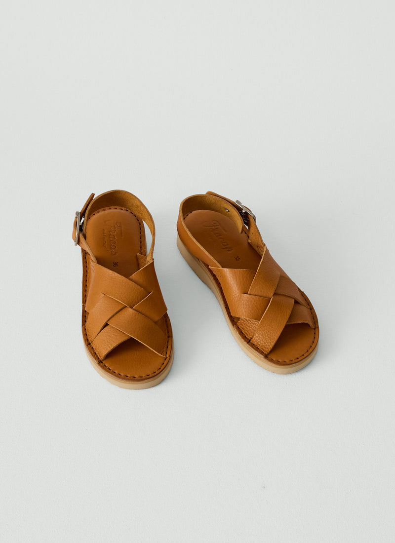 Fracap Yves Leather Sandals | Miele