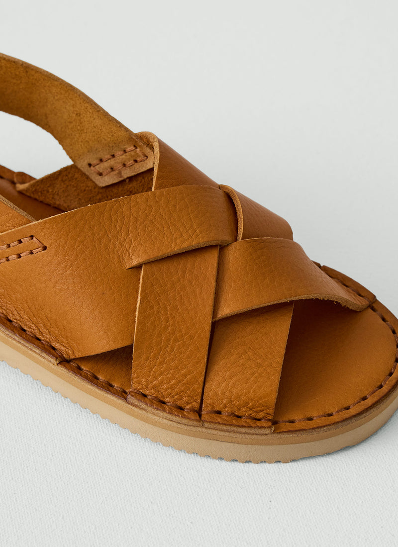 Fracap Yves Leather Sandals | Miele
