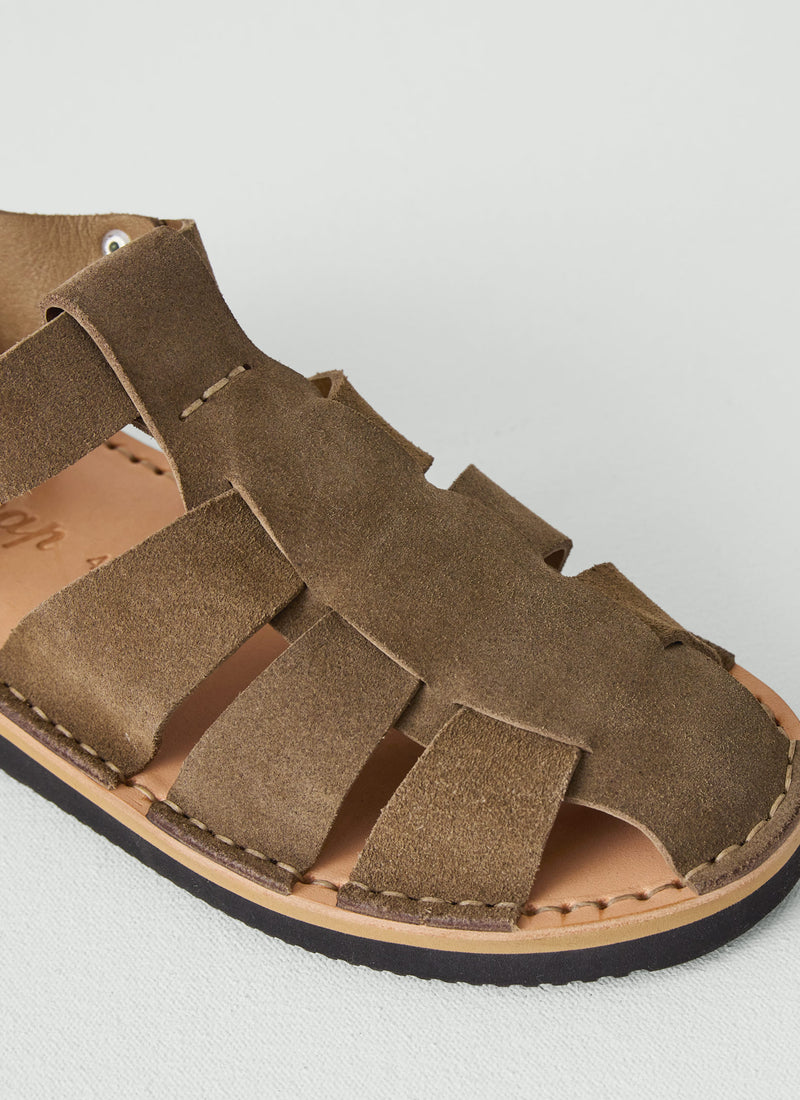 Fracap Fred Sandals | Oyster Grey