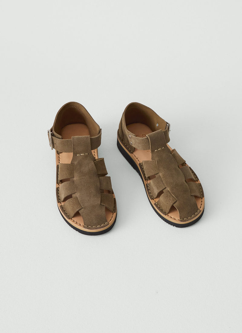 Fracap Fred Sandals | Oyster Grey