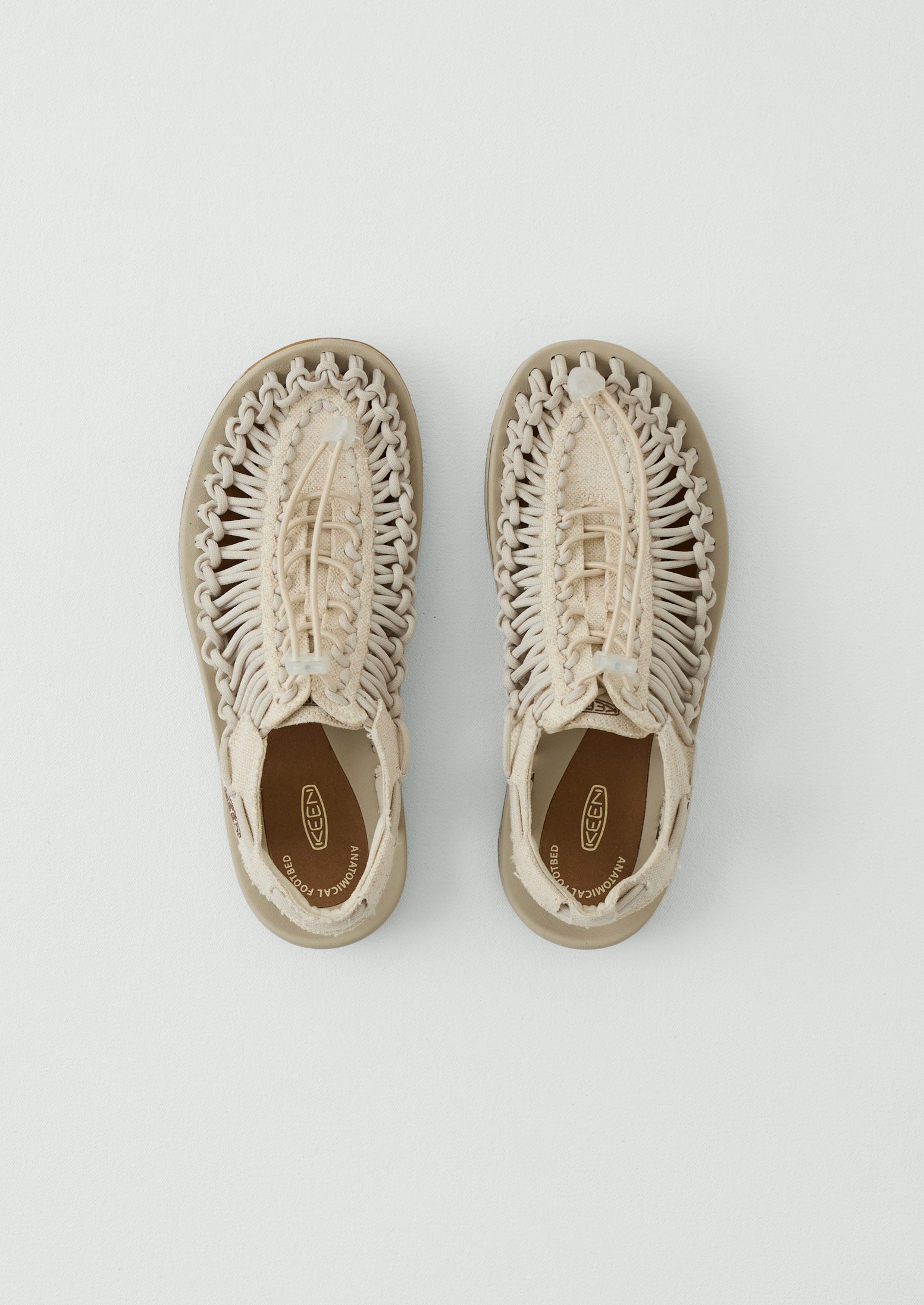 Keen Uneek Canvas Sandals | Natural/Birch | TOAST