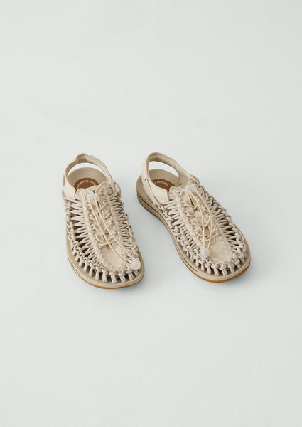 Keen Uneek Canvas Sandals | Natural/Birch | TOAST