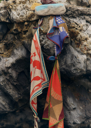 Carnival Print Cotton Bandana | Aurora