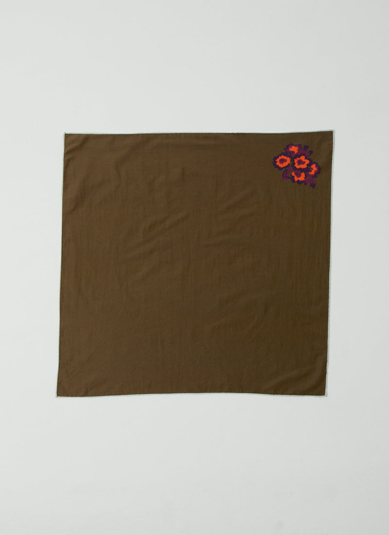 Vespertine Floral Bandana | Bronze