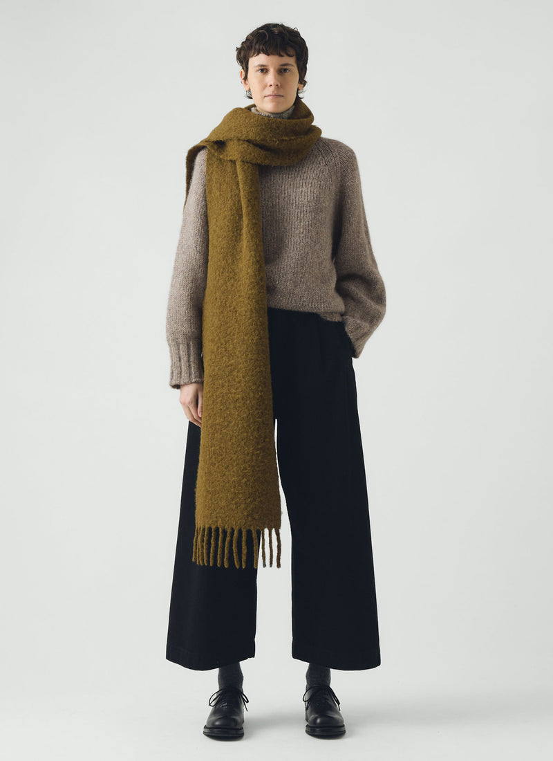 Textured Scarf | Moss