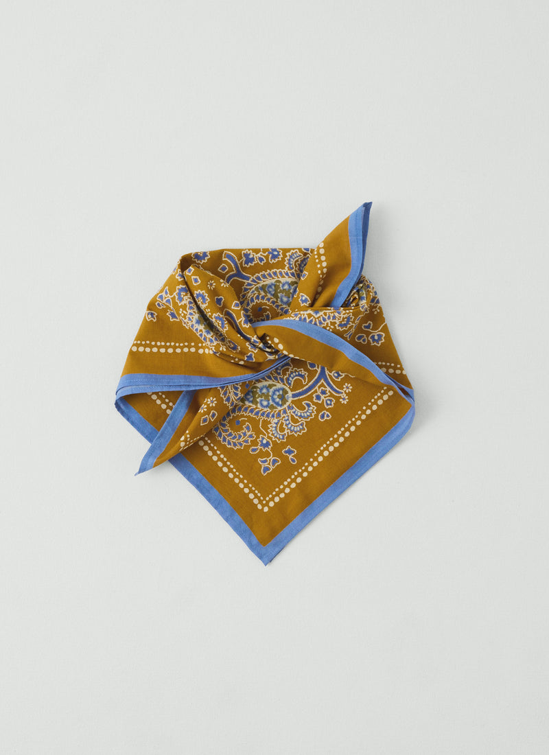 Provencal Paisley Print Bandana | Cumin