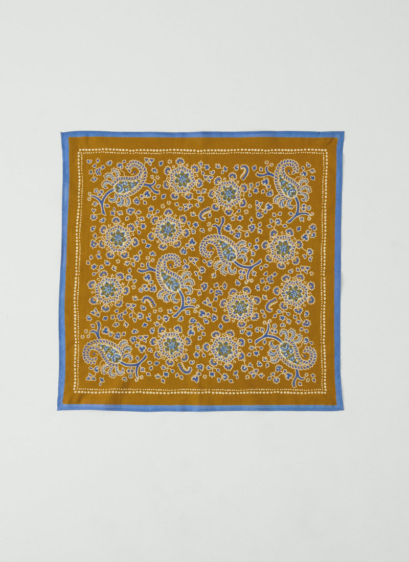 Provencal Paisley Print Bandana | Cumin