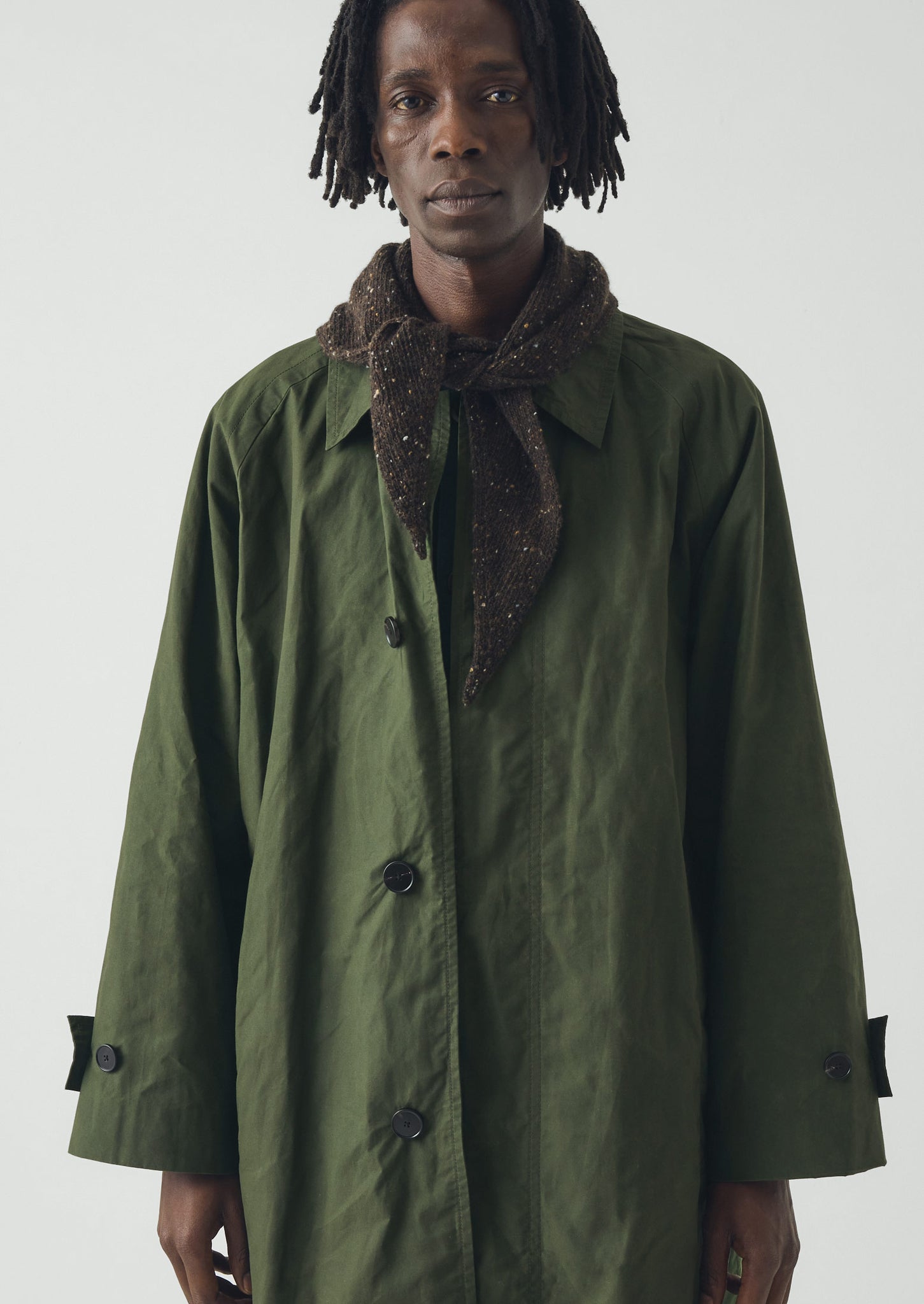 Donegal Merino Bandana | Coffee