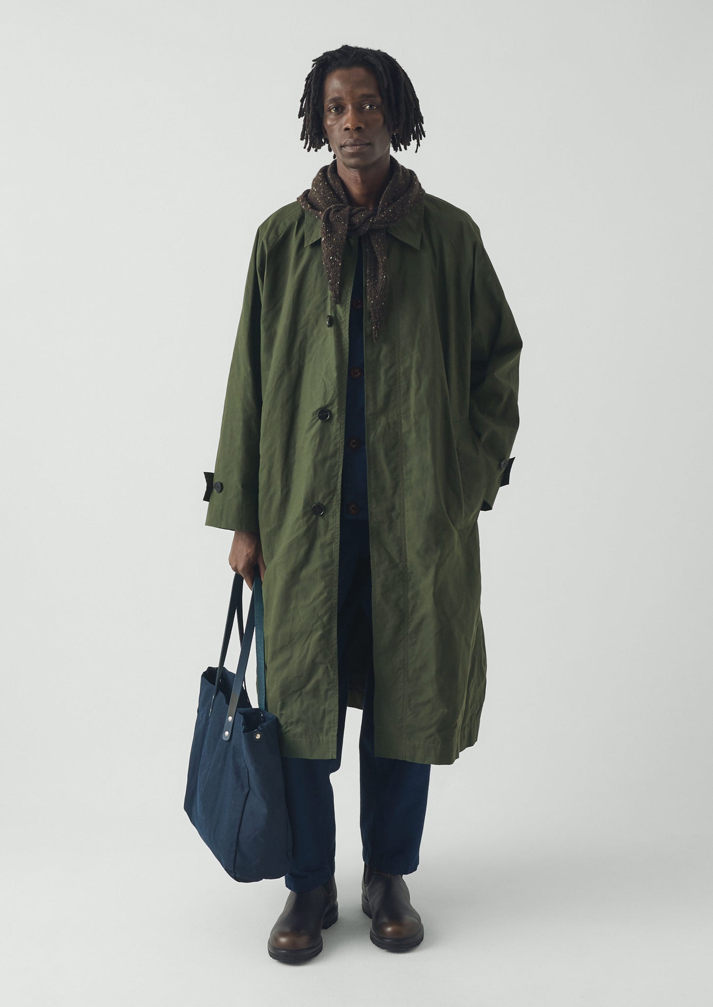 Donegal Merino Bandana | Coffee