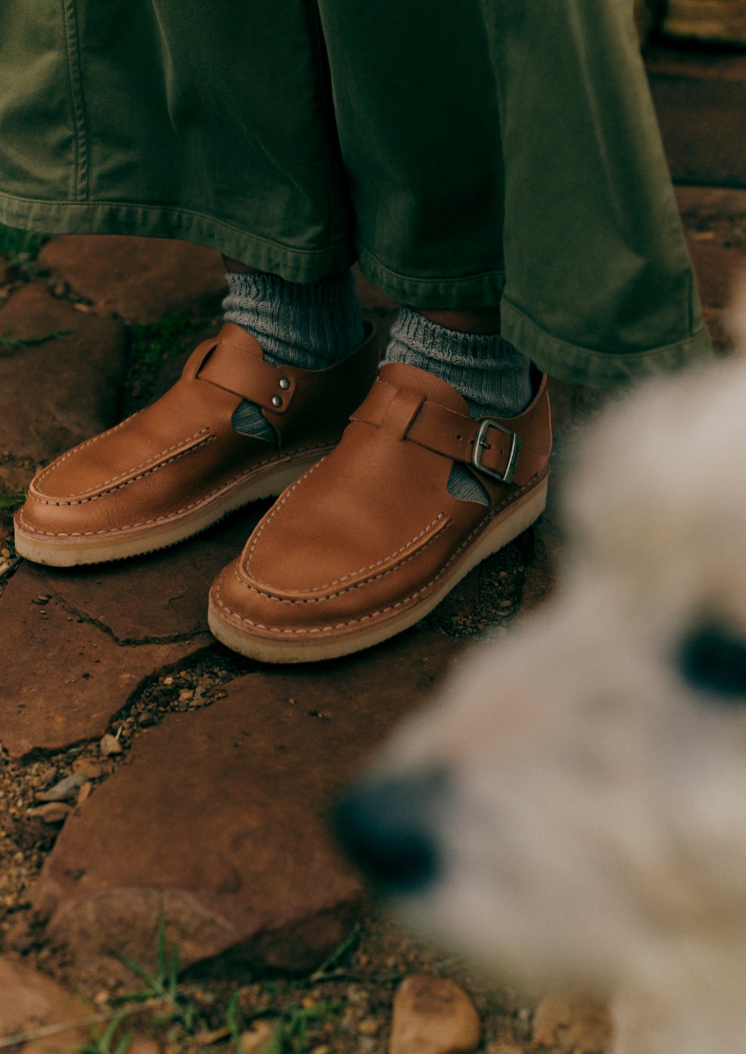 Fracap Ankle Shoes | Tan | TOAST