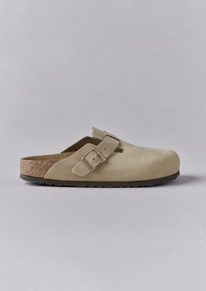 Birkenstock Boston Oiled Leather Clogs | Taupe
