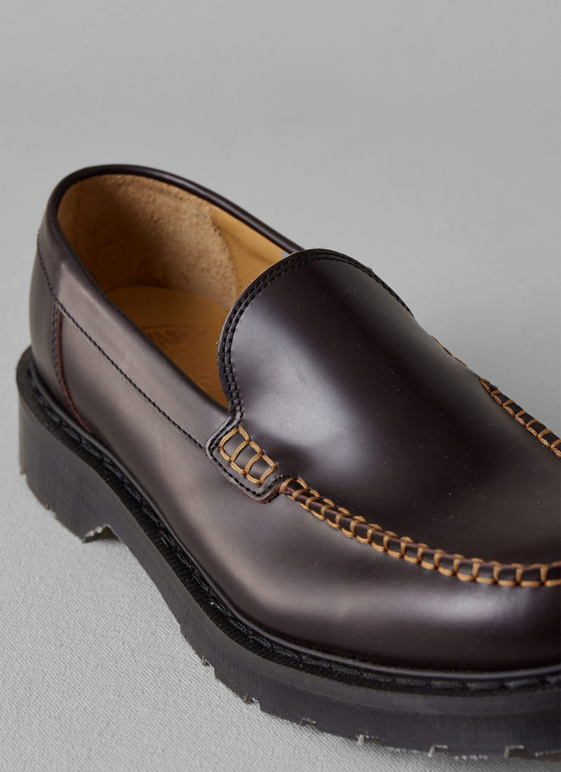 Solovair Leather Loafers | Cordovan
