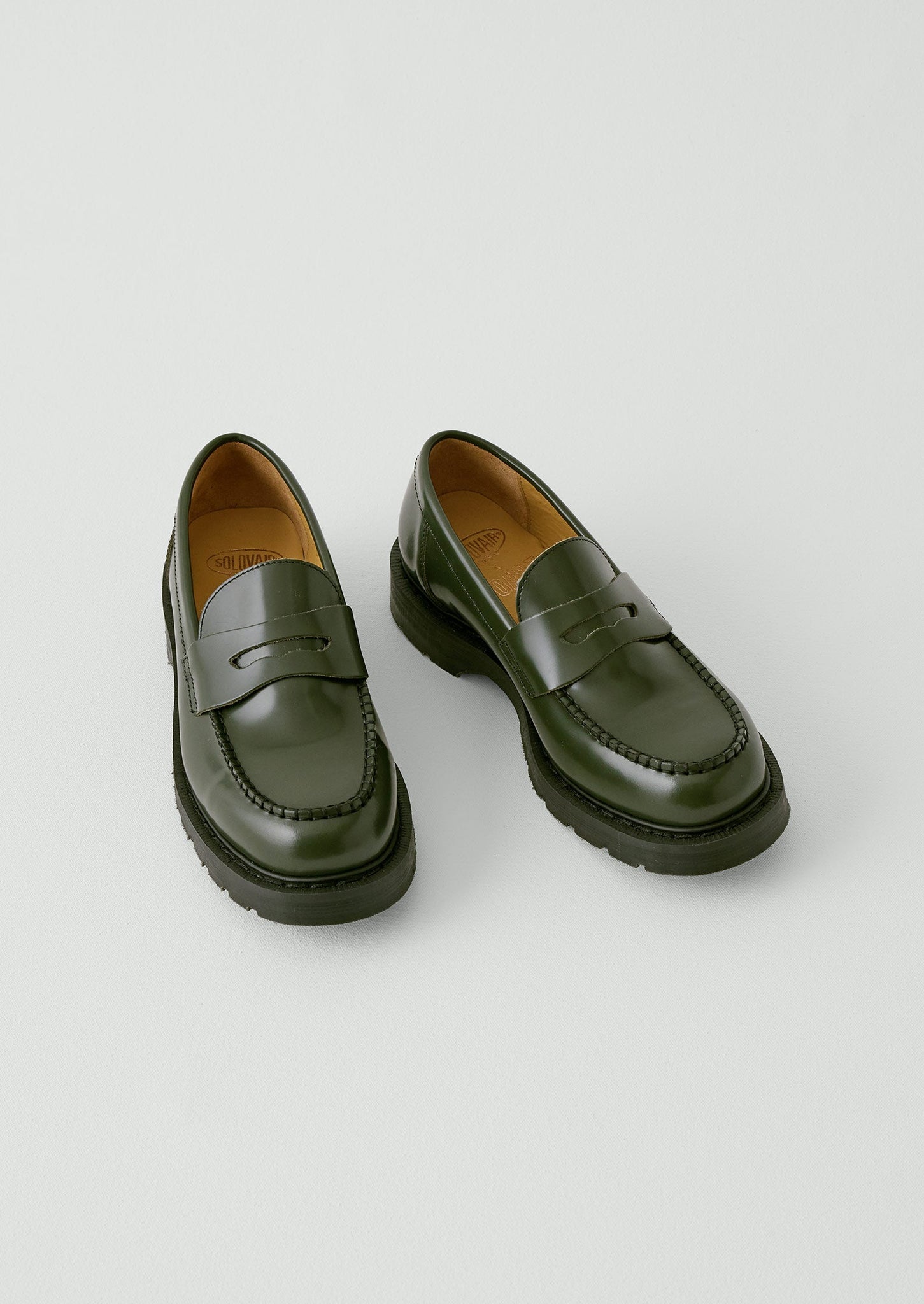 Solovair Loafers | Rich Olive