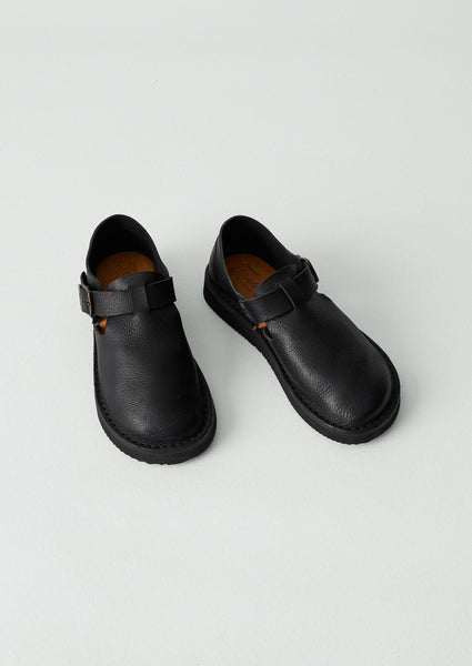Leather Buckle Shoes