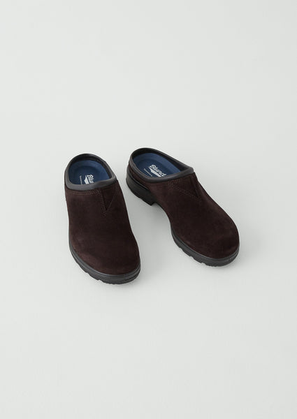 Blundstone Suede Clogs Dark