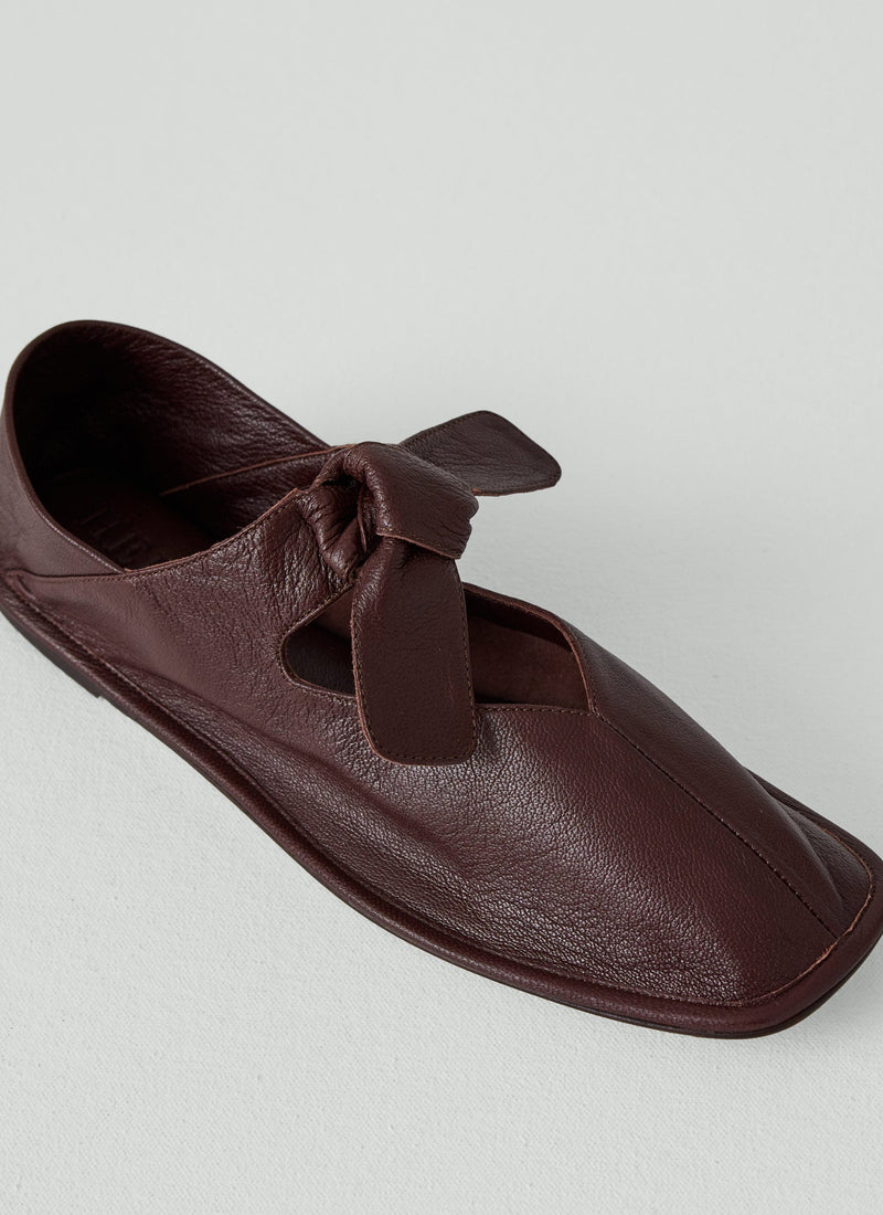 Hereu Llasada Leather Shoes | Chestnut