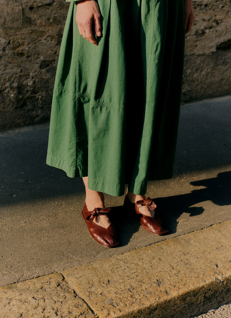 Hereu Llasada Leather Shoes | Chestnut