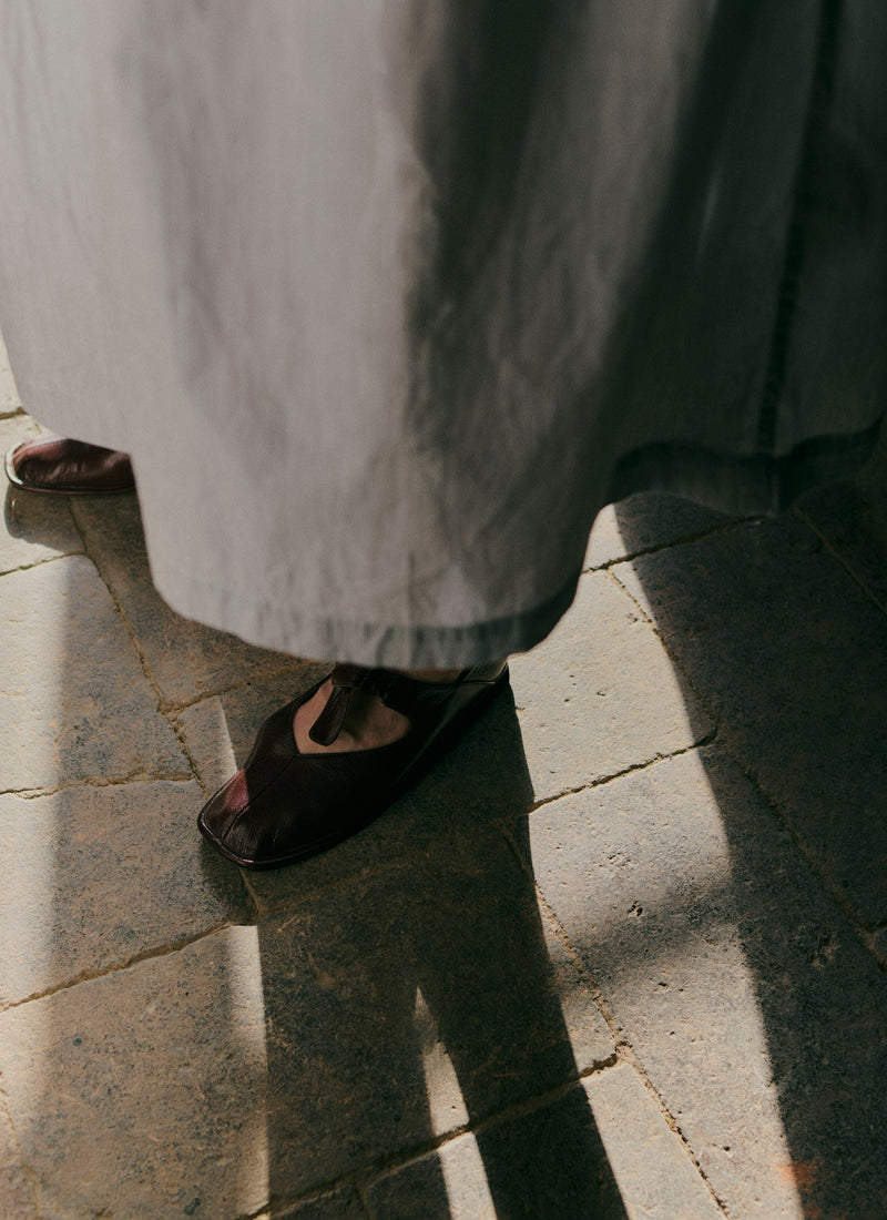 Hereu Llasada Leather Shoes | Chestnut