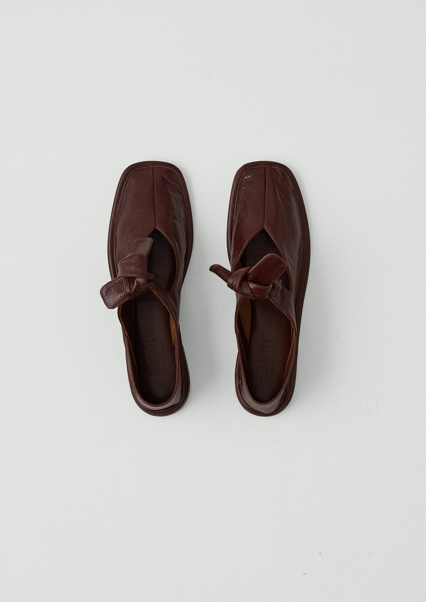 Hereu Llasada Leather Shoes | Chestnut
