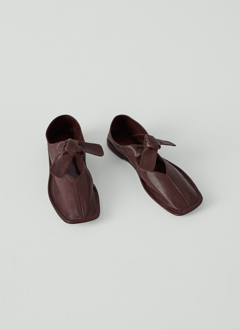 Hereu Llasada Leather Shoes | Chestnut