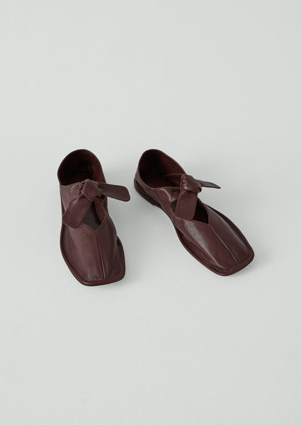 Llasada Leather Shoes Chestnut