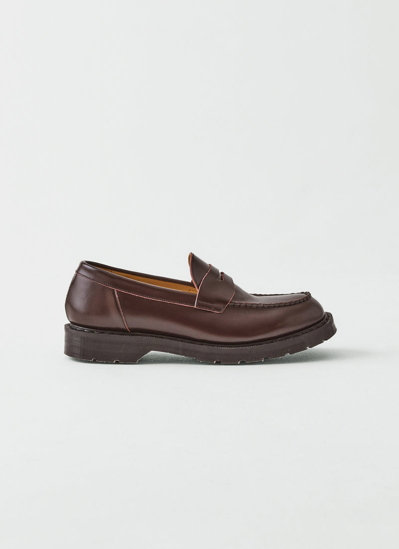 Solovair Leather Loafers | Cordovan