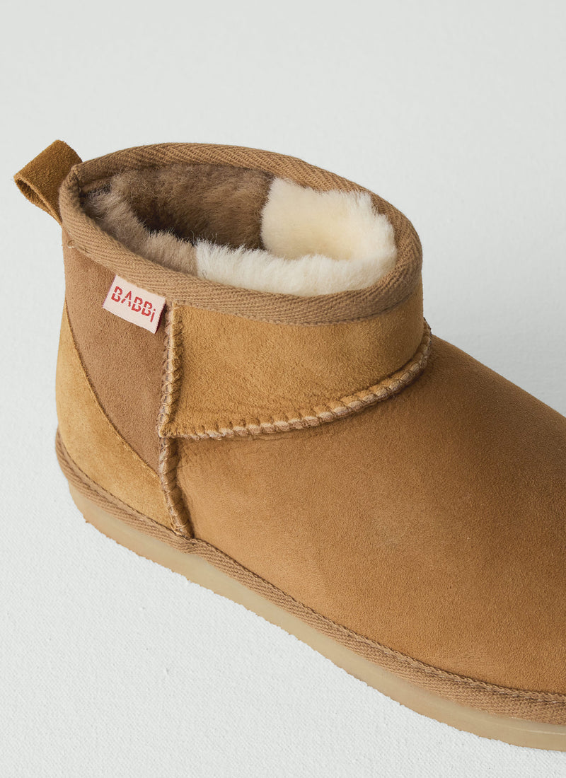 Babbi Patchwork Boots | Tan