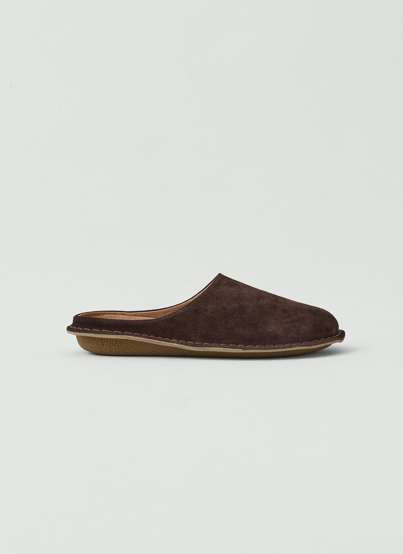 Vibae Roma Mules | Bitter Chocolate