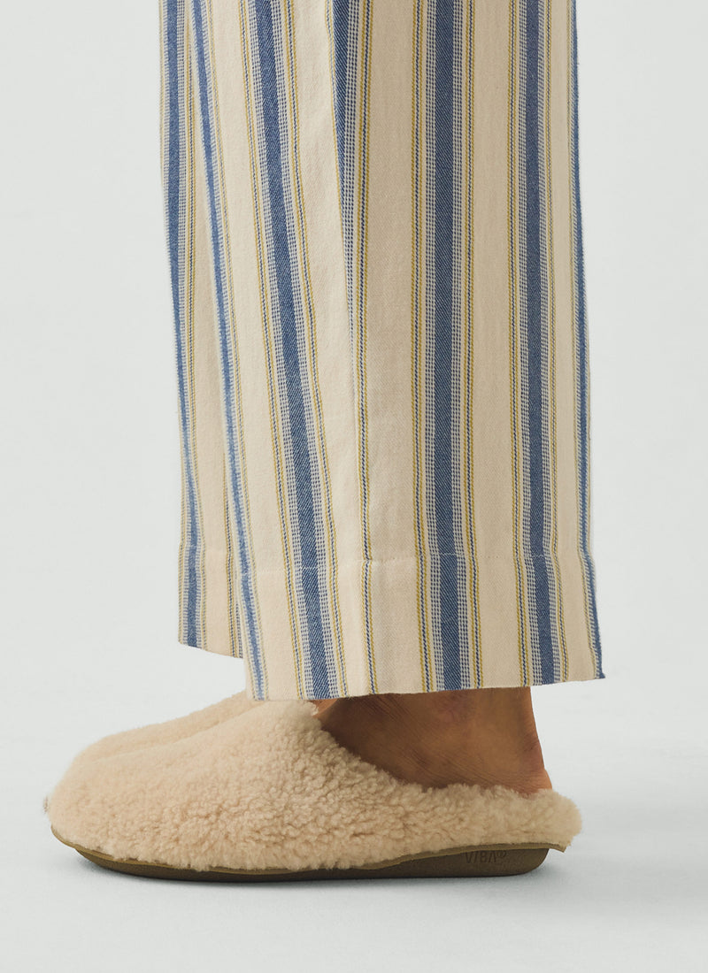 Vibae Roma Shearling Slippers | Natural
