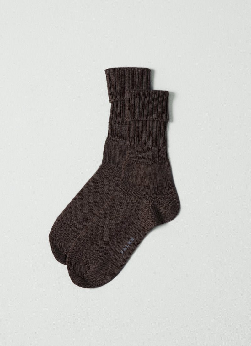 Falke Striggings Chunky Socks | Dark Brown