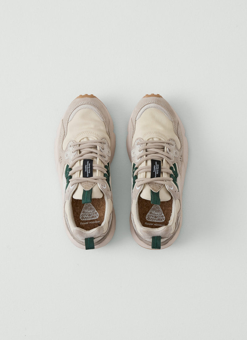 Flower Mountain Yamano Kaiso Trainers | Green/Chalk Multi