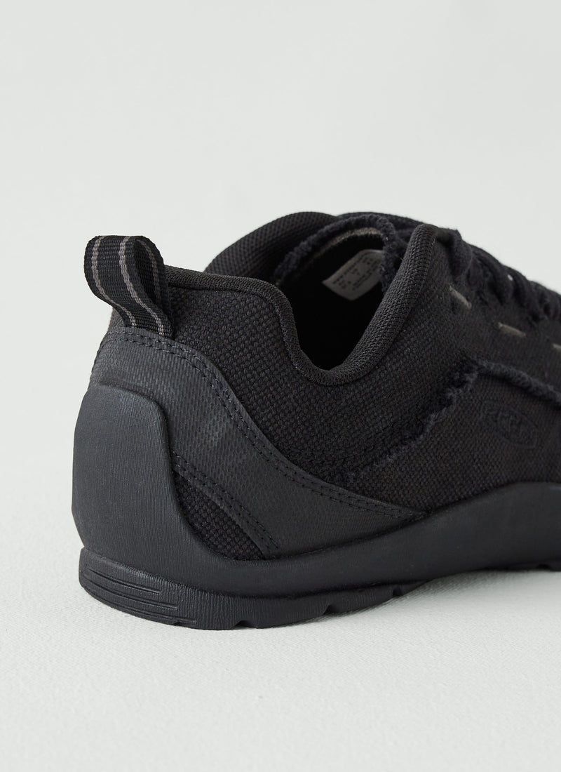 Keen Jasper Split Canvas Trainers | Black