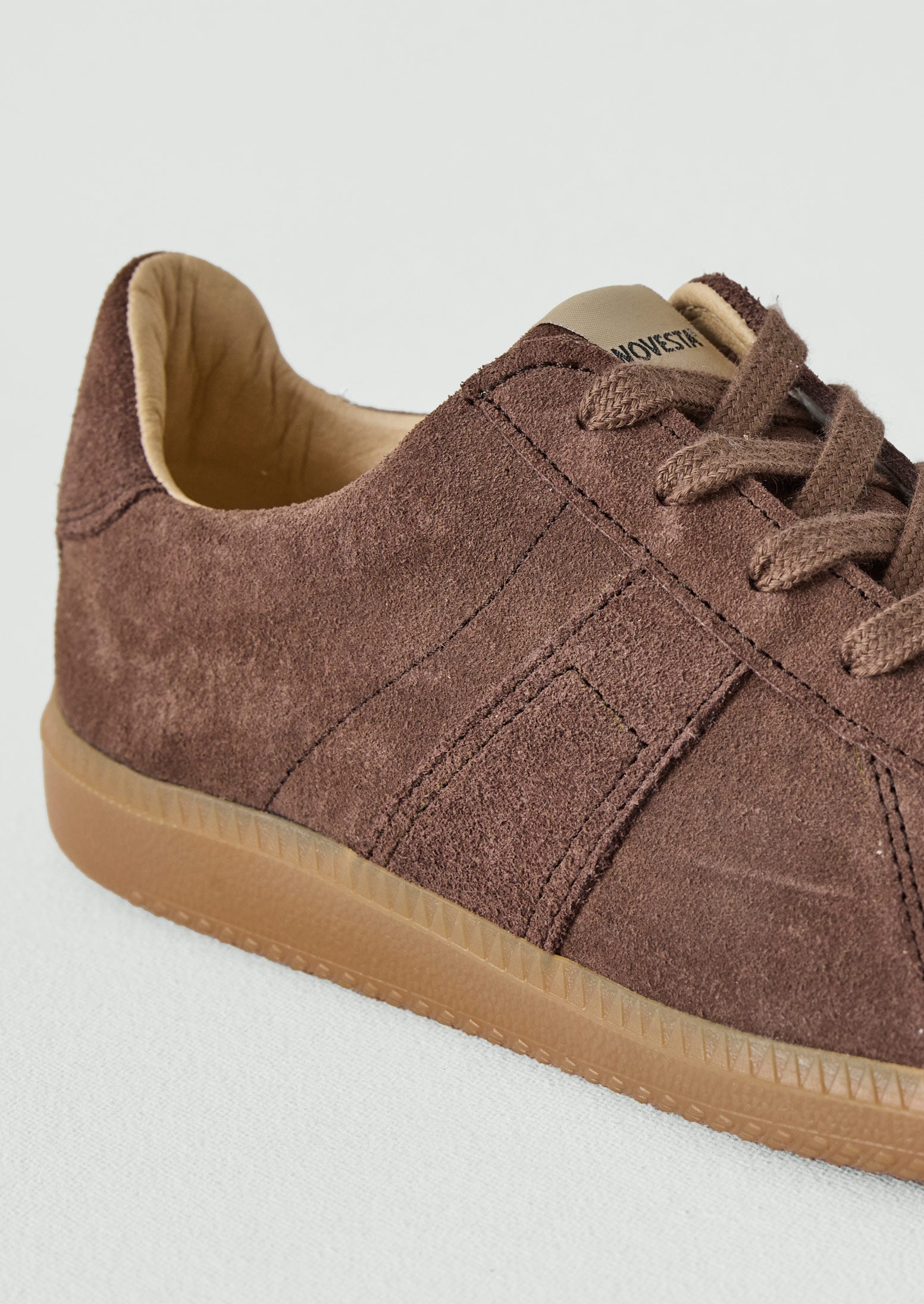 Novesta Gat Suede Trainers | Brown | TOAST