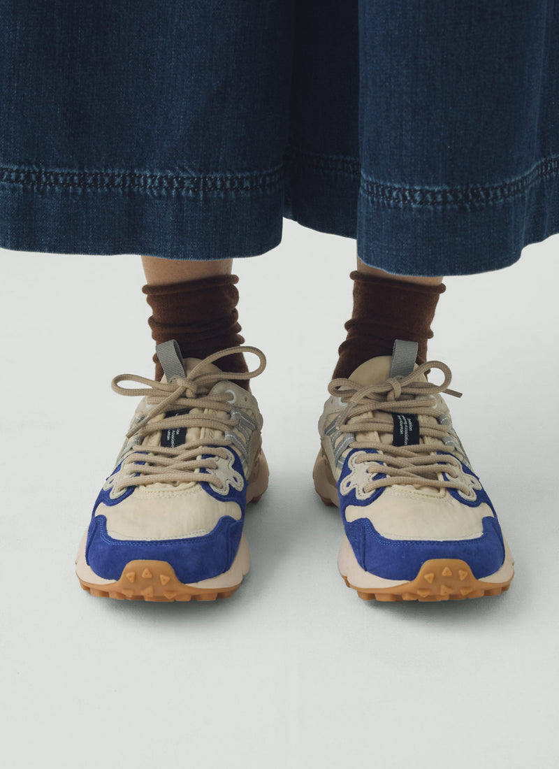 Flower Mountain Yamano Kaiso Trainers | Chalk/Hydrangea Blue
