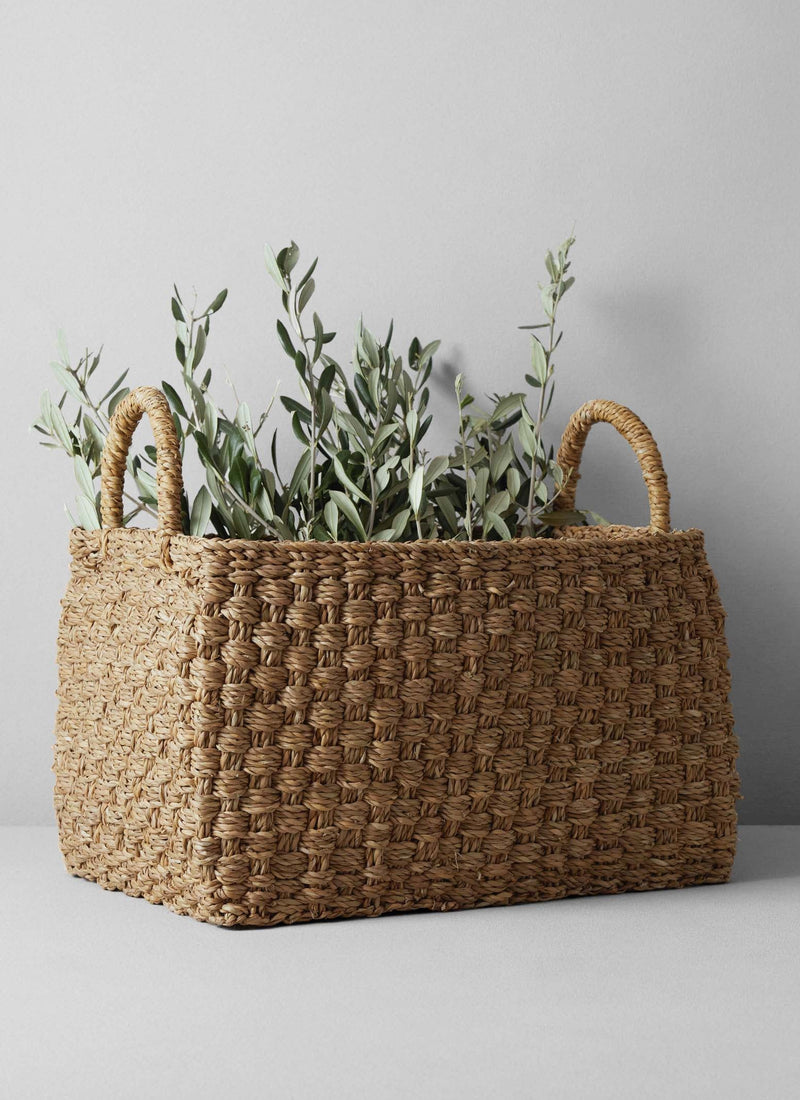Large Chatai Weave Hogla Storage Basket | Natural