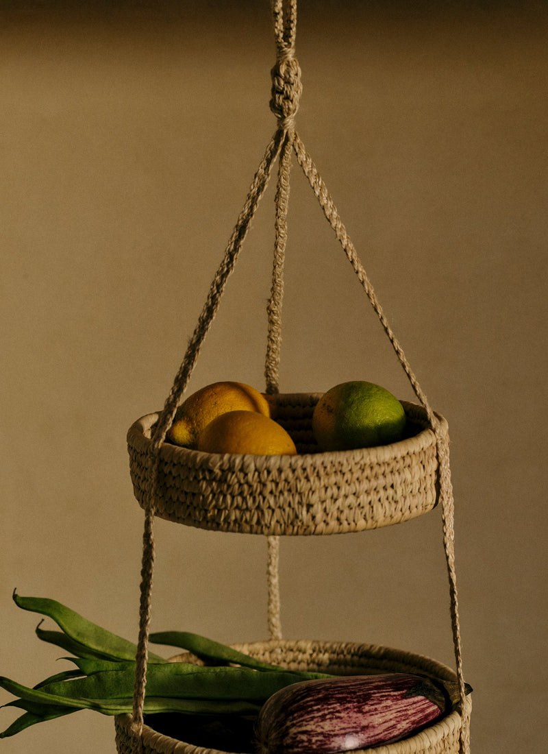 Palm Hanging Basket | Natural