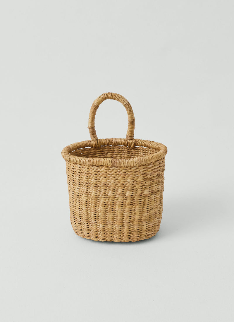 Veta Vera Grass Hanging Storage Basket | Natural