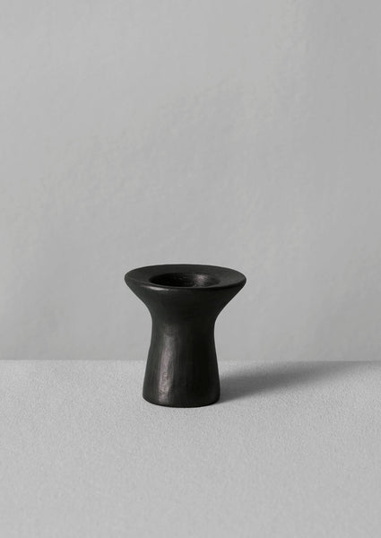 Longpi Stubby Candle Holder Clay