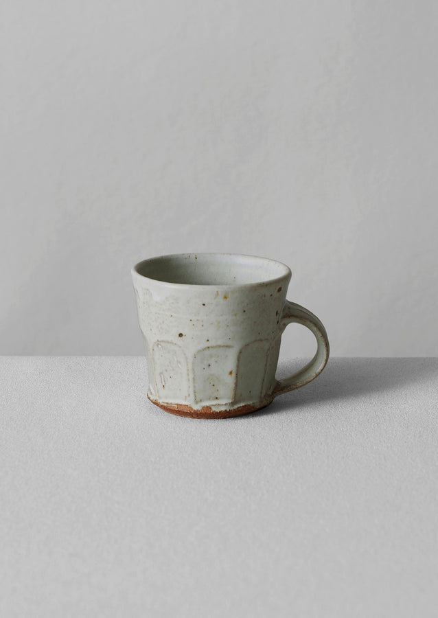 Tim Lake Faceted Mug | Dolomite White