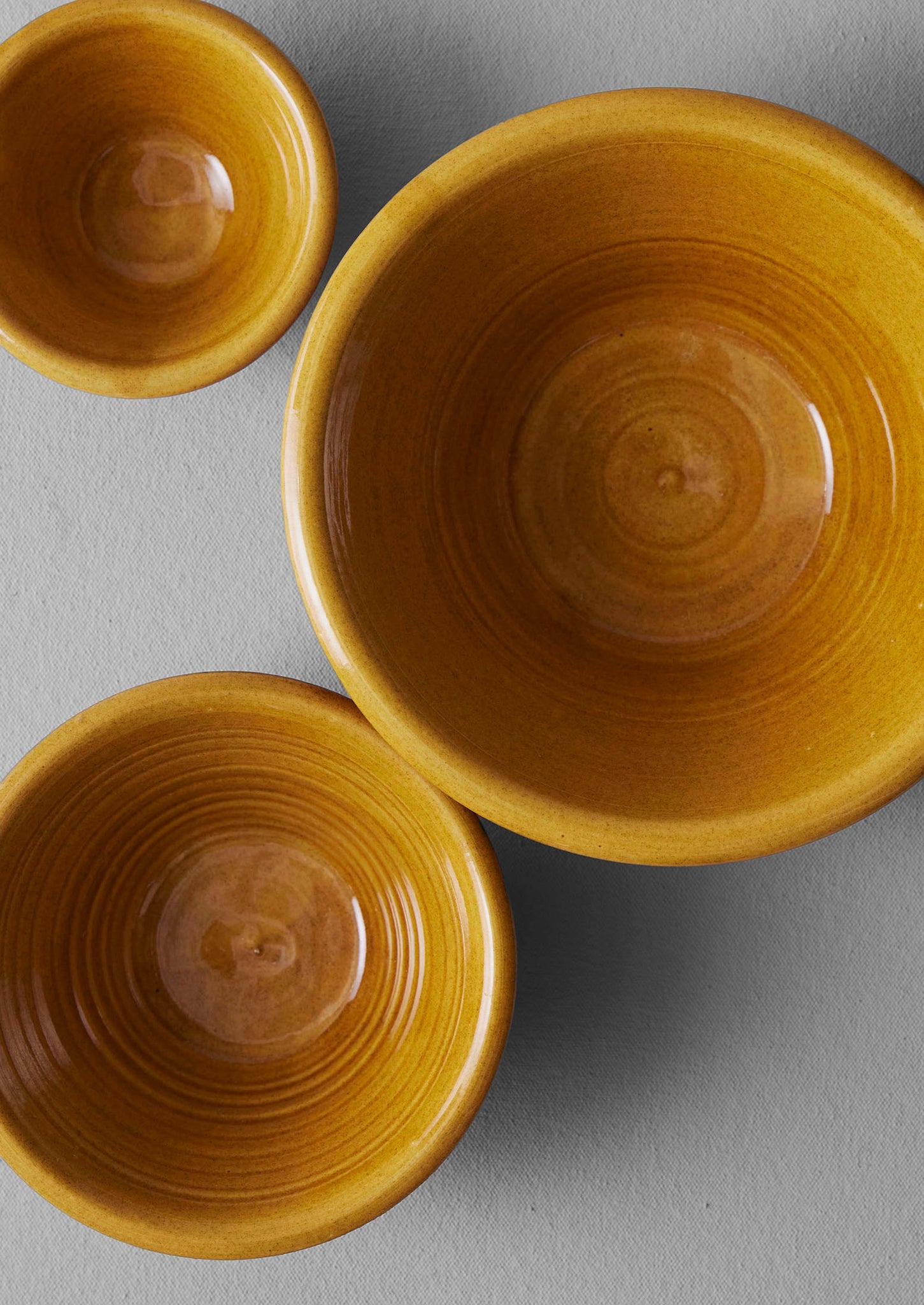 Willow Pottery Nesting Bowls | Terracotta/Ochre