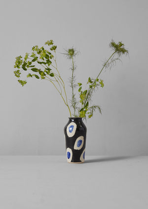 Ali Hewson Cobalt Dash Vase | Cobalt/Black