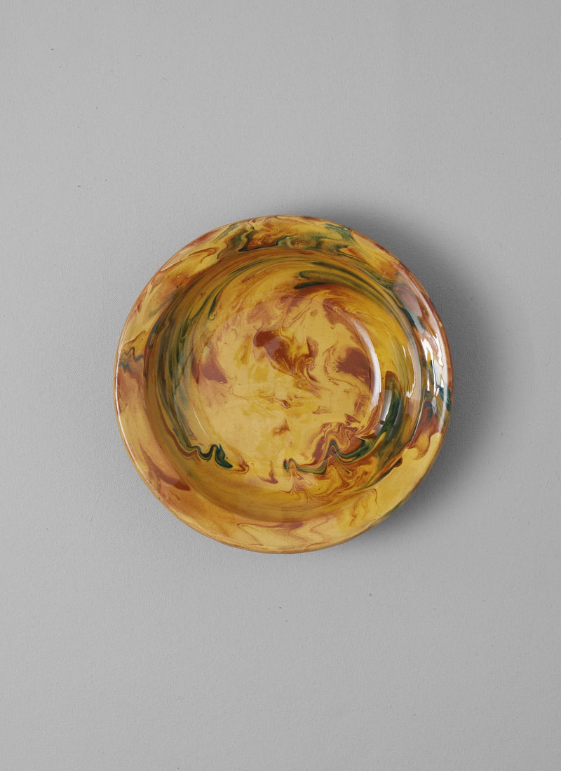 Poterie Barbotine Marbled Deep Bowl | Honey